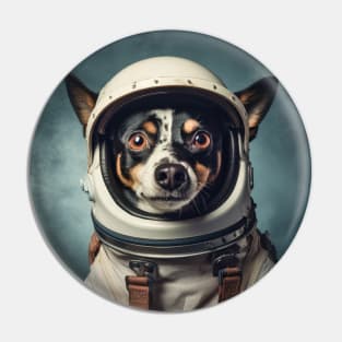 Astro Dog - Rat Terrier Pin