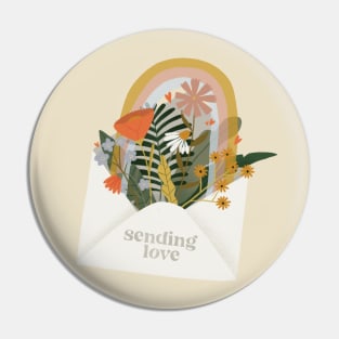 Sending love Pin