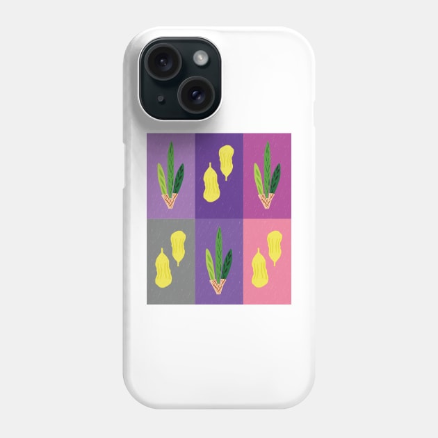 Lulav &amp; Etrog Chrisp Street Pop Art Grid Phone Case by TillaCrowne