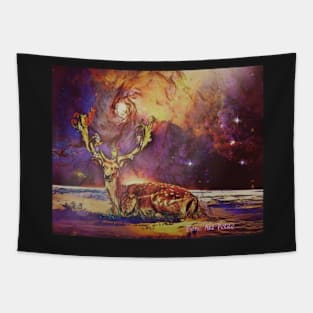 Celestial Deer Tapestry