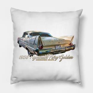 1958 Plymouth Fury Golden Commando Coupe Pillow