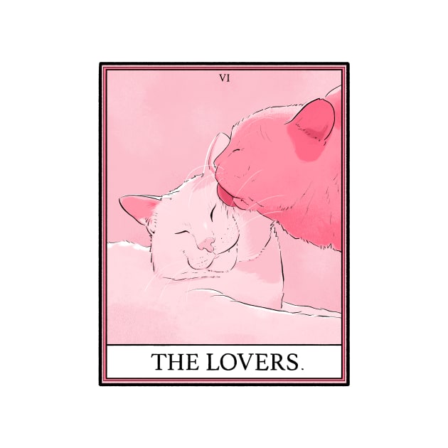 Lovers Cat Tarot by B McCormick ART