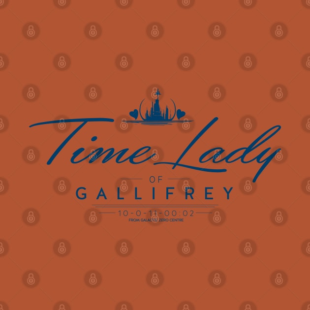 Time Lady - blue print by zellsbells