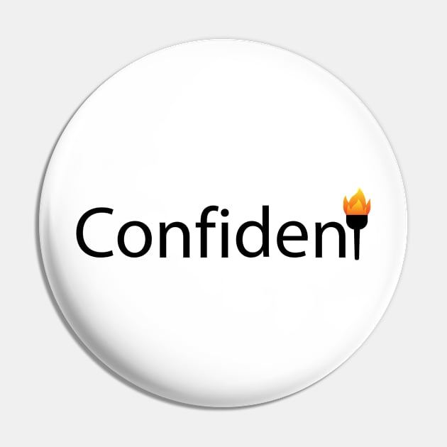 Confident artistic design Pin by CRE4T1V1TY