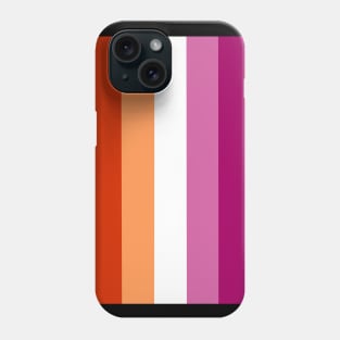 Lesbian flag Phone Case