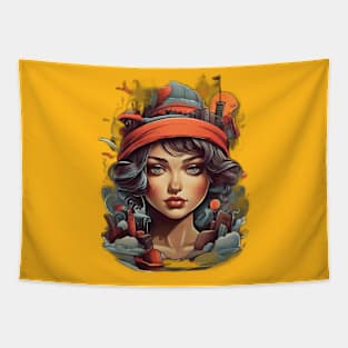 cute girl gift Tapestry