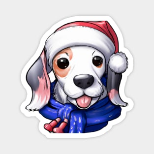 Cute Beagle Drawing Magnet