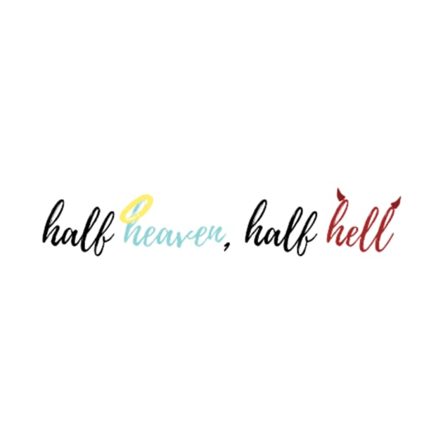 Half heaven Half hell by Crafted corner