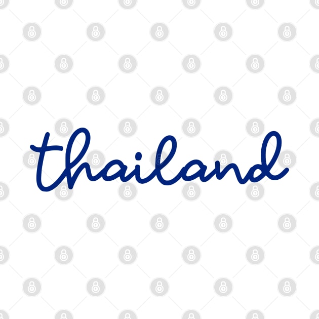 thailand - Thai blue - Flag color by habibitravels