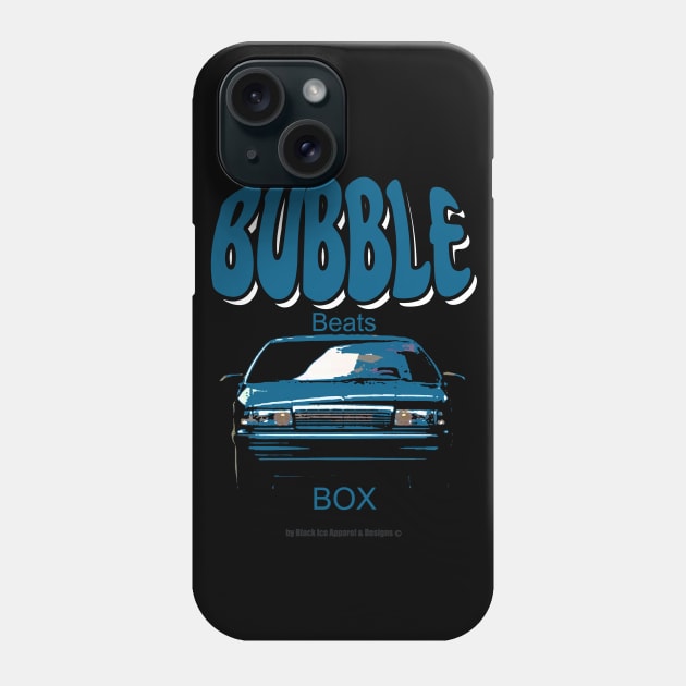 Caprice Bubble Beats Box Blue Phone Case by Black Ice Design