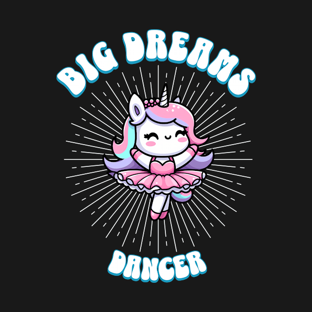 Big Dreams Ballet Dancer Unicorn Ocean Edition by Pink & Pretty