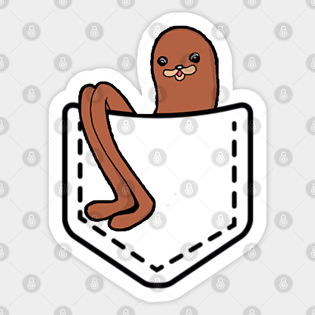 Pocket Gondola Meme Sticker Teepublic