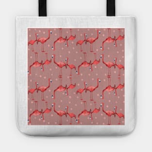 Flamingo Couple Tote