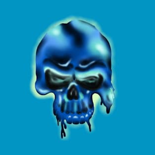 Liquid glow skull T-Shirt