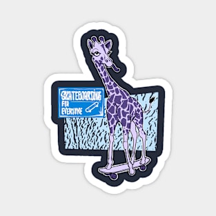 Giraffe - Skateboarding for everyone Magnet