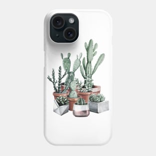 Cactus Family Portrait Phone Case