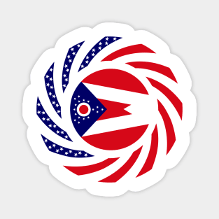 Ohio Murican Patriot Flag Series Magnet