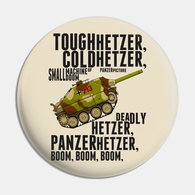 Tough Hetzer Cold Hetzer Pin by Panzerpicture