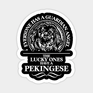 Proud Pekingese Guardian Angel dog mom Magnet