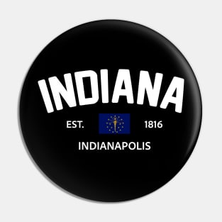 Indiana Collegiate Preppy Pin