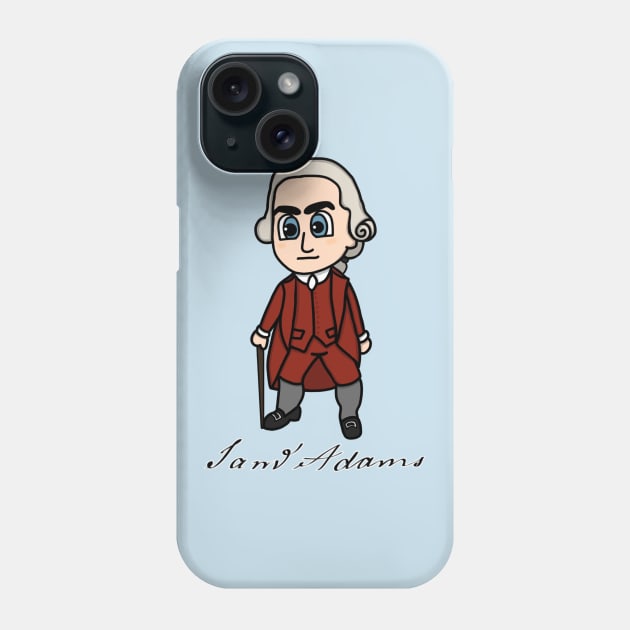 Chibi Sam Adams with Signature Phone Case by Aeriskate