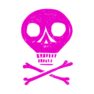 Pink Skull and Cross Bones T-Shirt