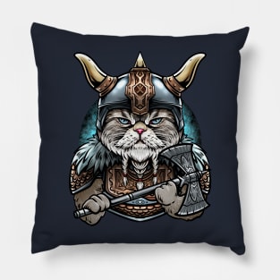 Viking Cat Pillow