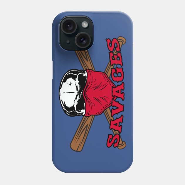 Savages Baseball Logo Phone Case by DavesTees