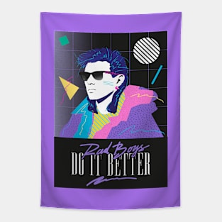 RAD BOYS DO IT BETTER 80S RETRO STYLE Tapestry