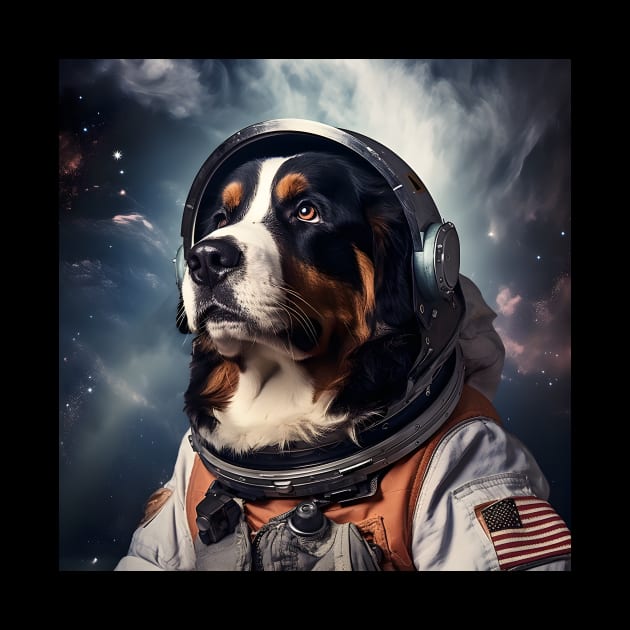 Astro Dog - Bernese Mountain Dog by Merchgard