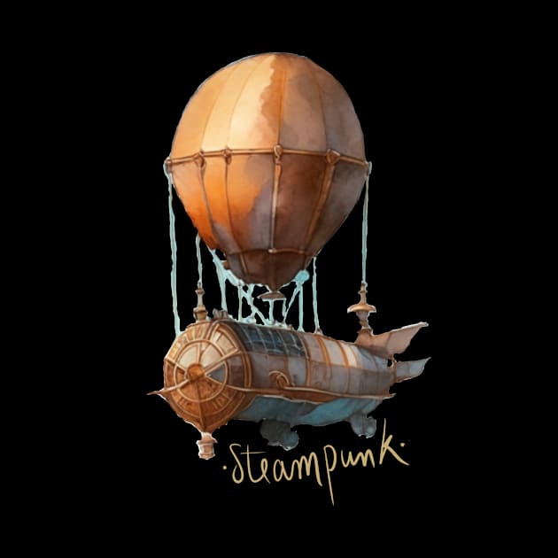 Steampunk Air Ship by swagmaven