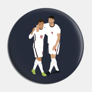 Mason Mount Declan Rice England Midfield Duo Pin