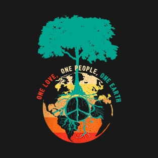 one love one people one earth T-Shirt