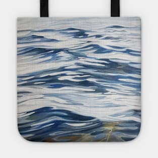 In The Rough - water painting Tote