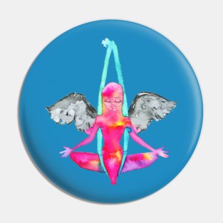 Aerial Yoga Angel Pin