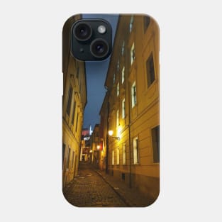 Night streets of Bratislava Phone Case