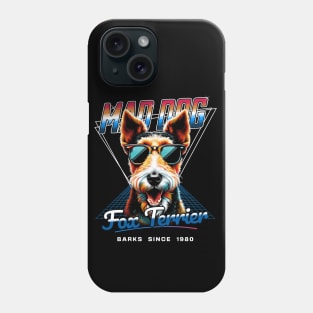 Mad Dog Fox Terrier Dog Phone Case