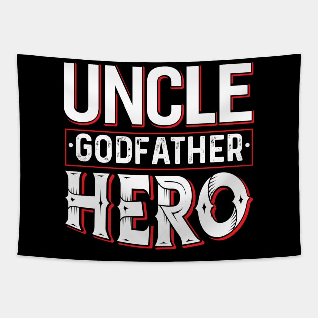 Uncle Godfather Hero Tapestry by Dojaja