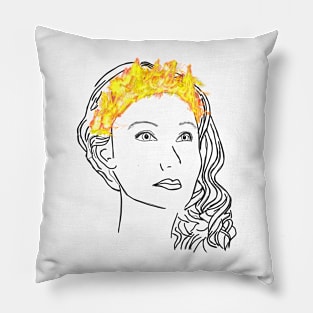 Goddess of Flame Pillow