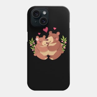 Lovely Bear Couple Phone Case