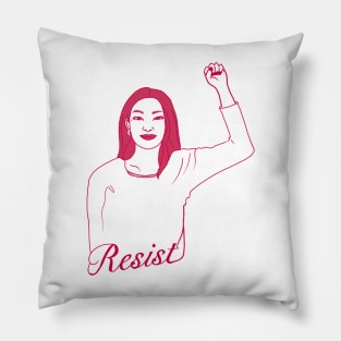 Resist -  Powerful Woman 3 Pillow