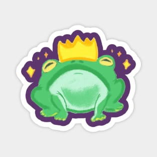 The Proud Frog King Magnet