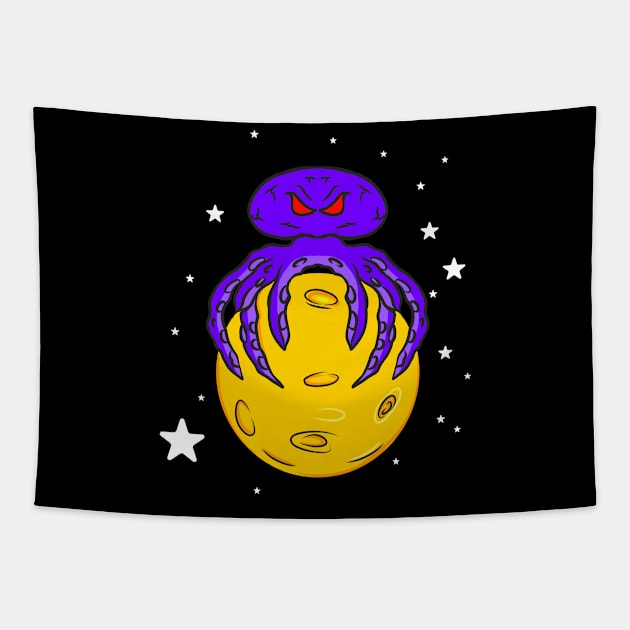 Monster in space Tapestry by Cahya. Id