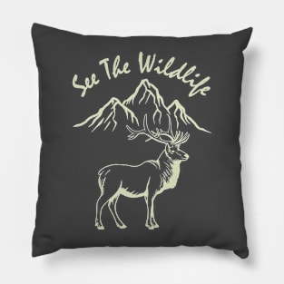 See The Wild Life Pillow