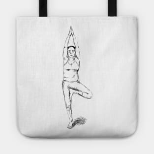 Yoga Pose Tree Tote