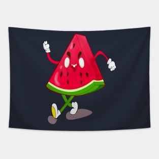 Cute Happy Watermelon Tapestry