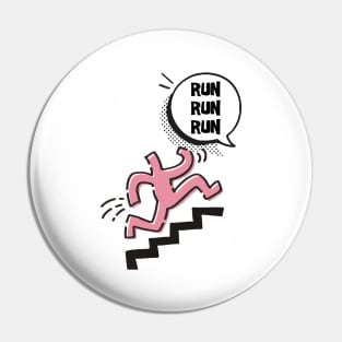 Run run run tower running Pin