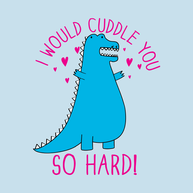 Cuddle You so Hard by toddgoldmanart