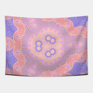 Kaleidoscope Soft Coloured Mandala Tapestry