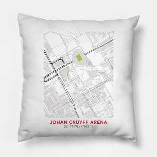 AFC Ajax Stadium Map Design Pillow